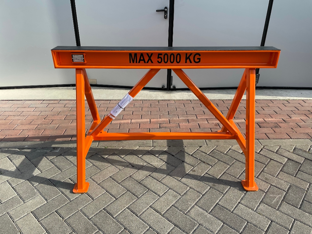 ENVA Martinetto Idraulico Di Manovra 2 T In Valigetta 2X Cavalletto Pieghevole Set Di Portata Fino A 2000 Kg Per Il Sollevamento Di Veicoli - Foto 7